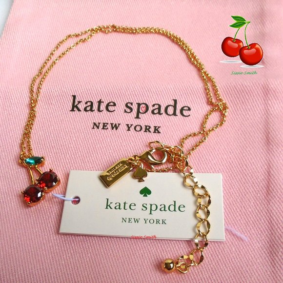 kate spade Jewelry Kate Spade Cherry Mini Pendant Necklace Poshmark